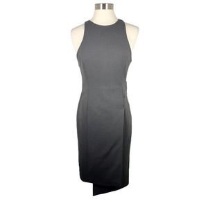 NEW! N/Nicholas T.J Maxx Halter Sheath Dress 10 Charcoal Gray Sleeveless Work